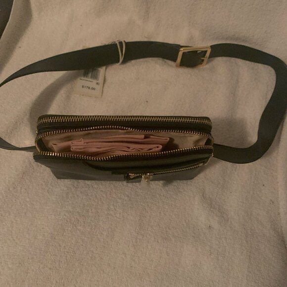 Radley London Pockets Icon Small Leather Zip Top Belt Bag - Black - Picture 4 of 4